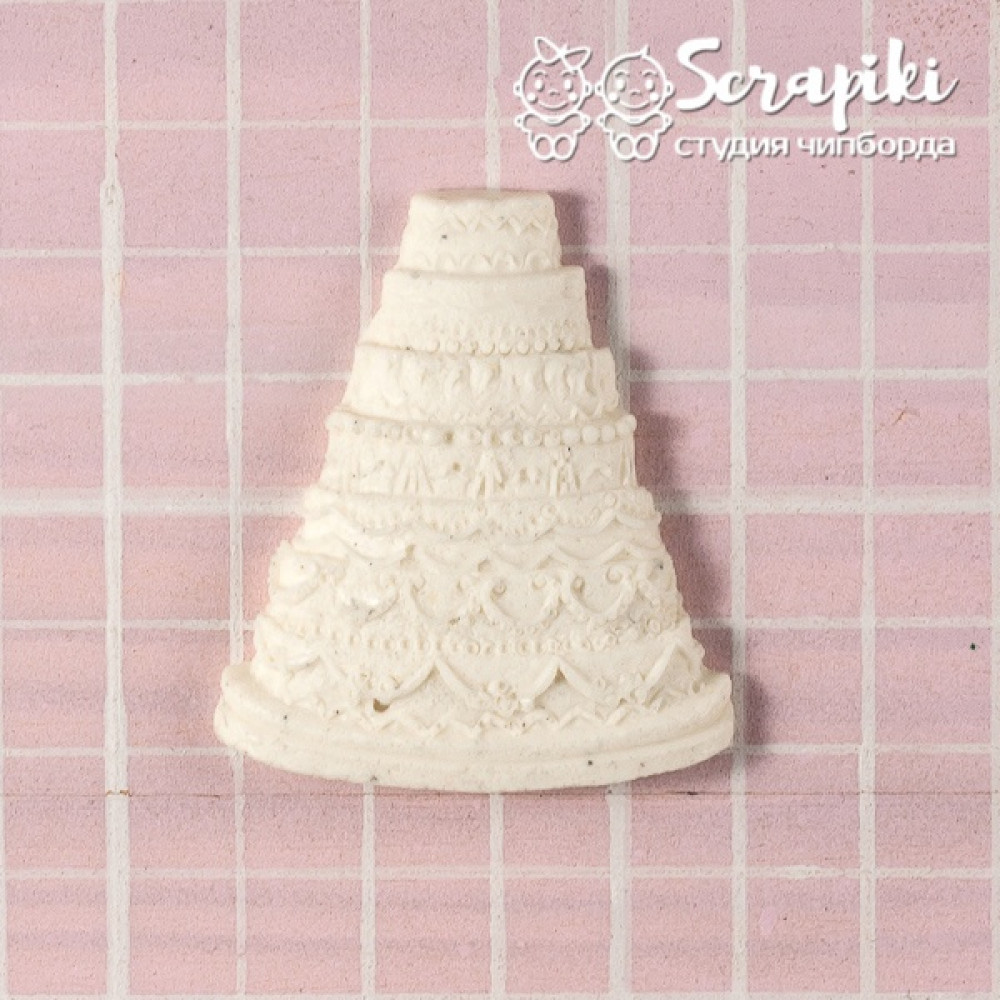 2519LP, Торт большой (Слоновая кость, Жидкий пластик)