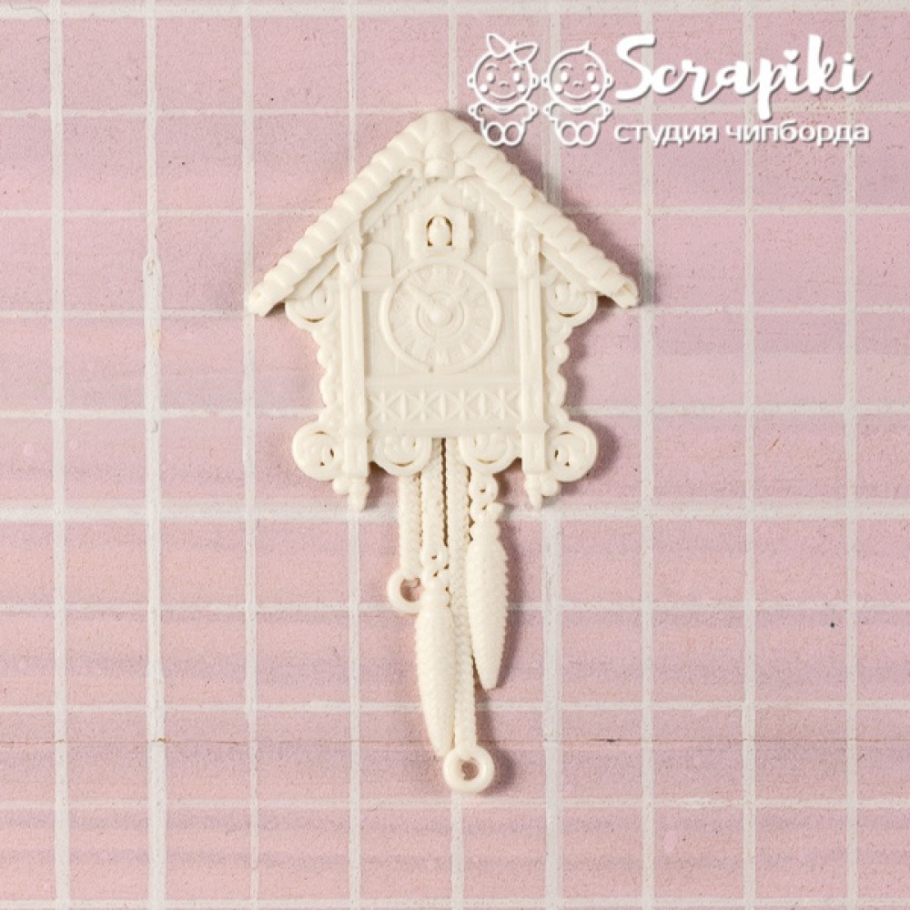 2523LP, Часы с кукушкой (Слоновая кость, Жидкий пластик)