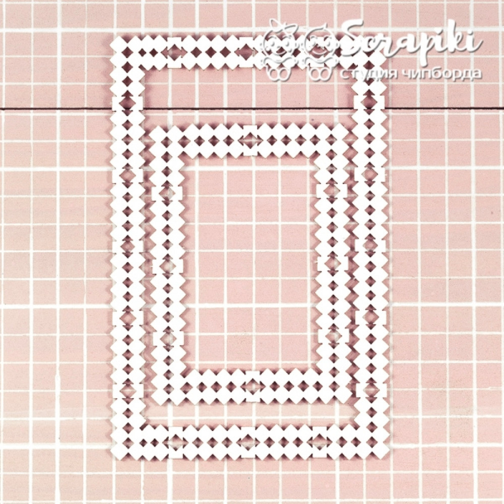 3370FR, Set of Frames, 'Embroidery' Series